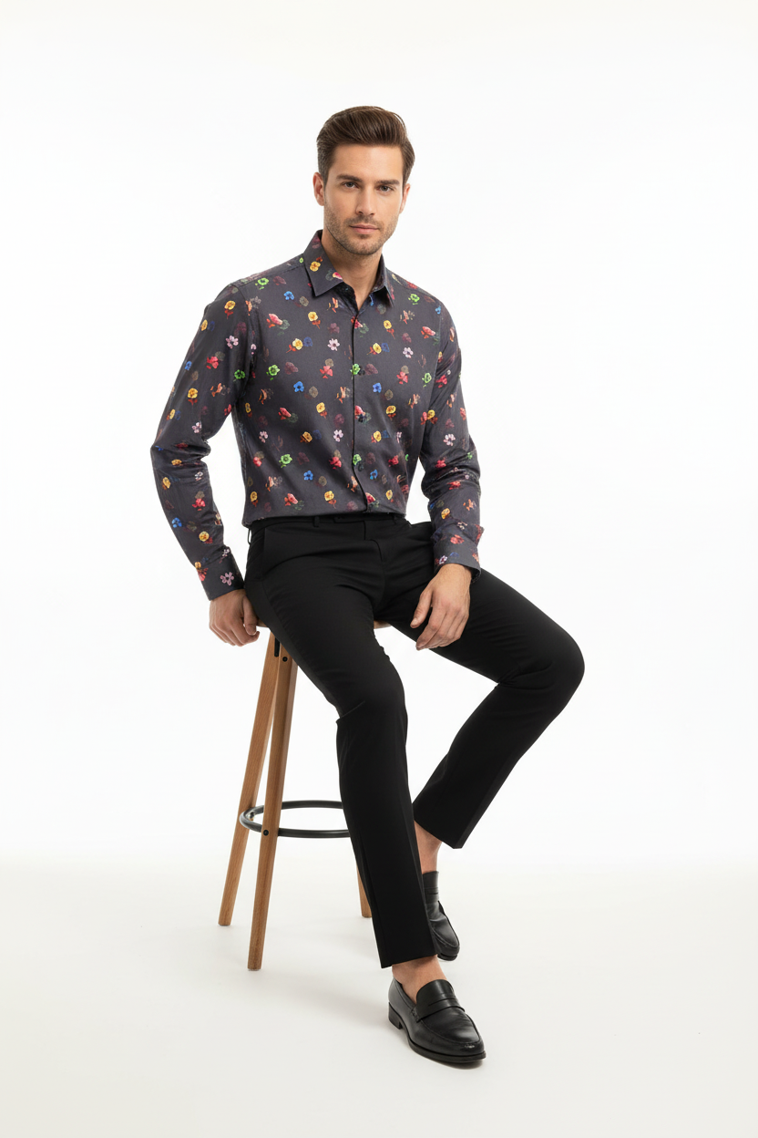 Seated on Stool