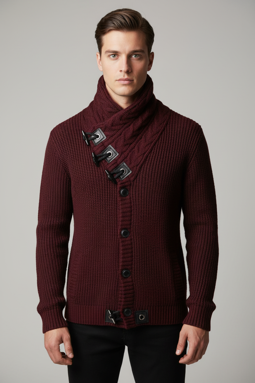 Sebastian Burgundy Front