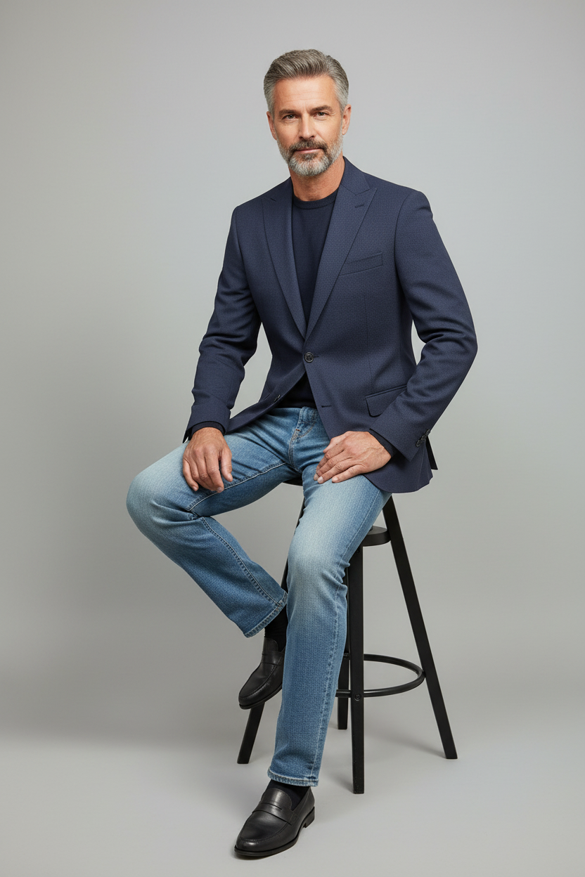 Sebastian seated pose - updated blazer