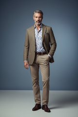 Tan Tweed Casual Stance