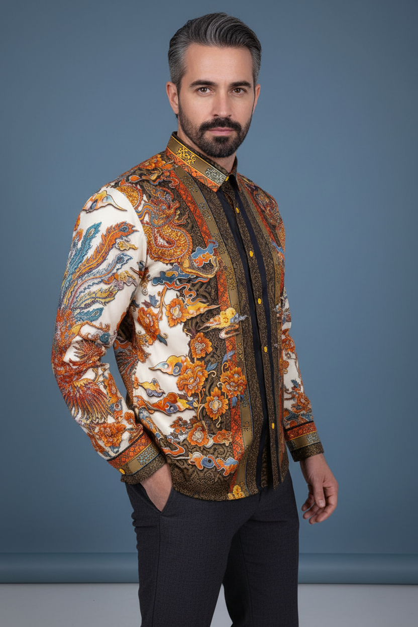 Three-quarter editorial pose