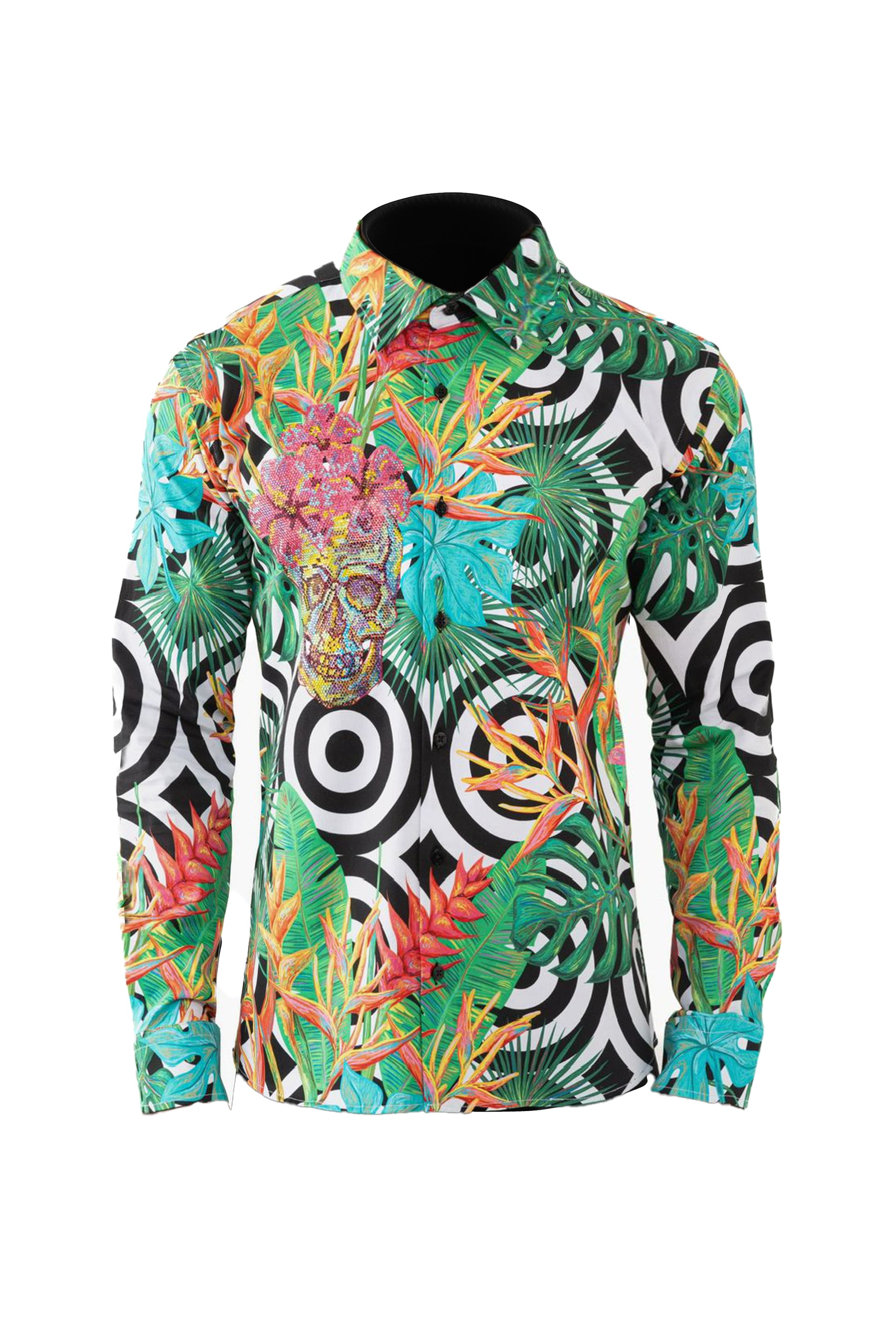 Tropical Visionary Cotton Men's Casual Shirt CASUAL SHIRT On Sale 30% Off Vercini