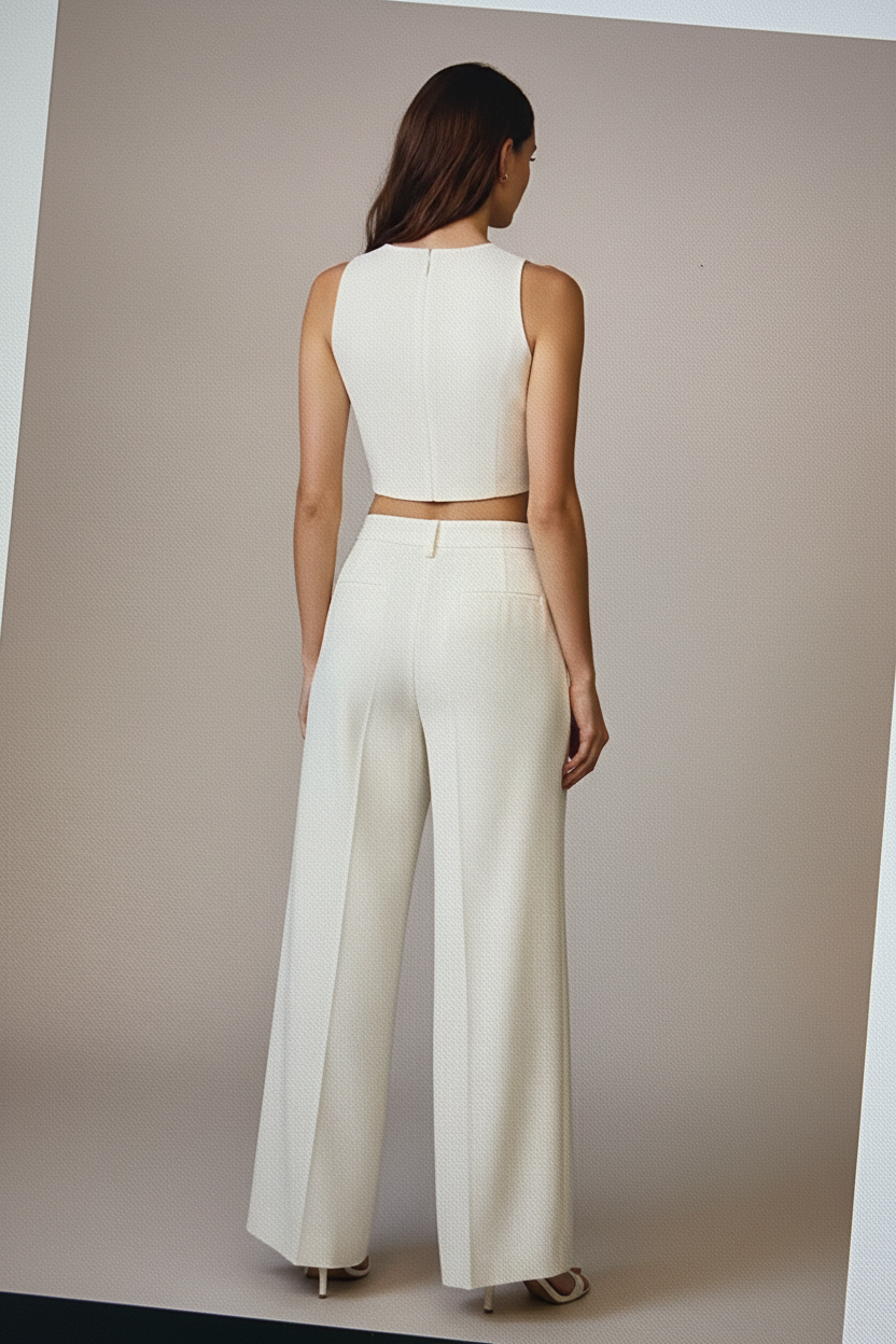 Trousers back view