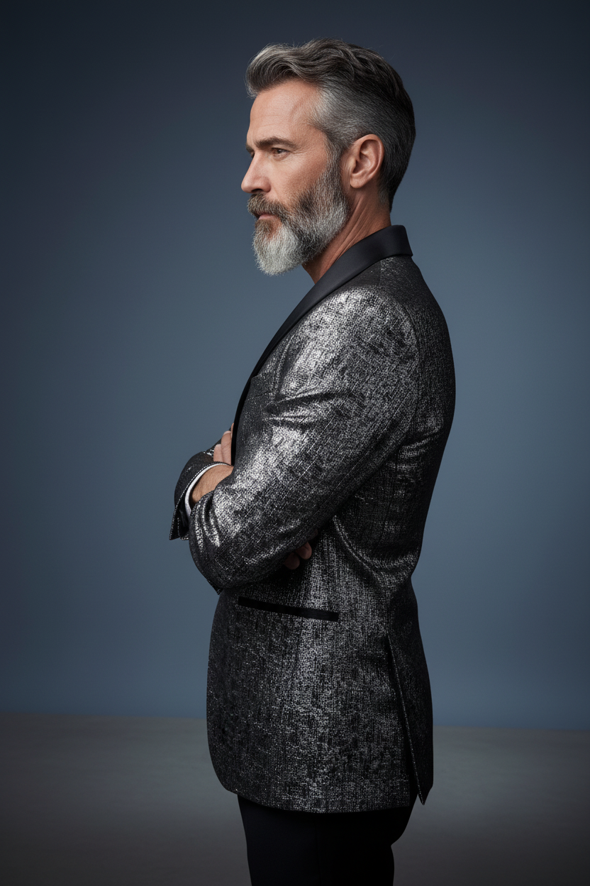 Tuxedo Blazer Side Profile