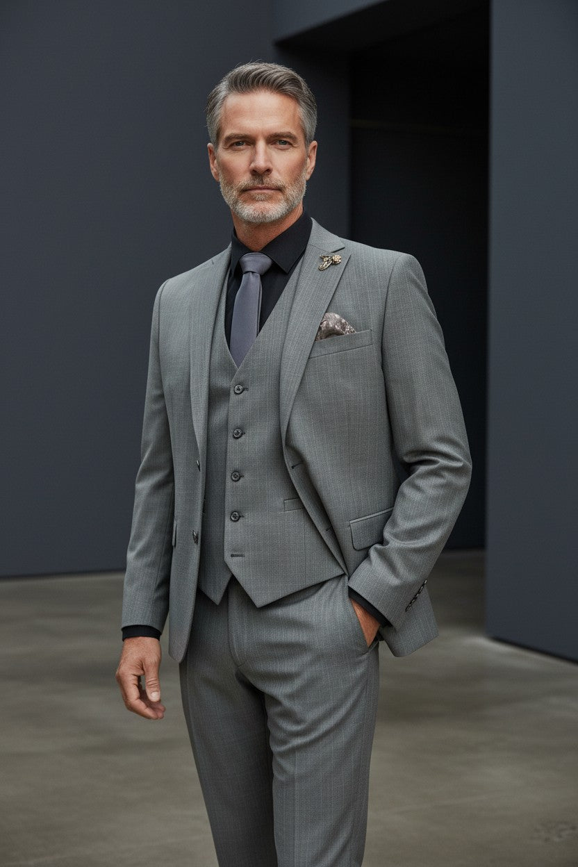 Forest Nightfall Three-Piece Ensemble by Vercini