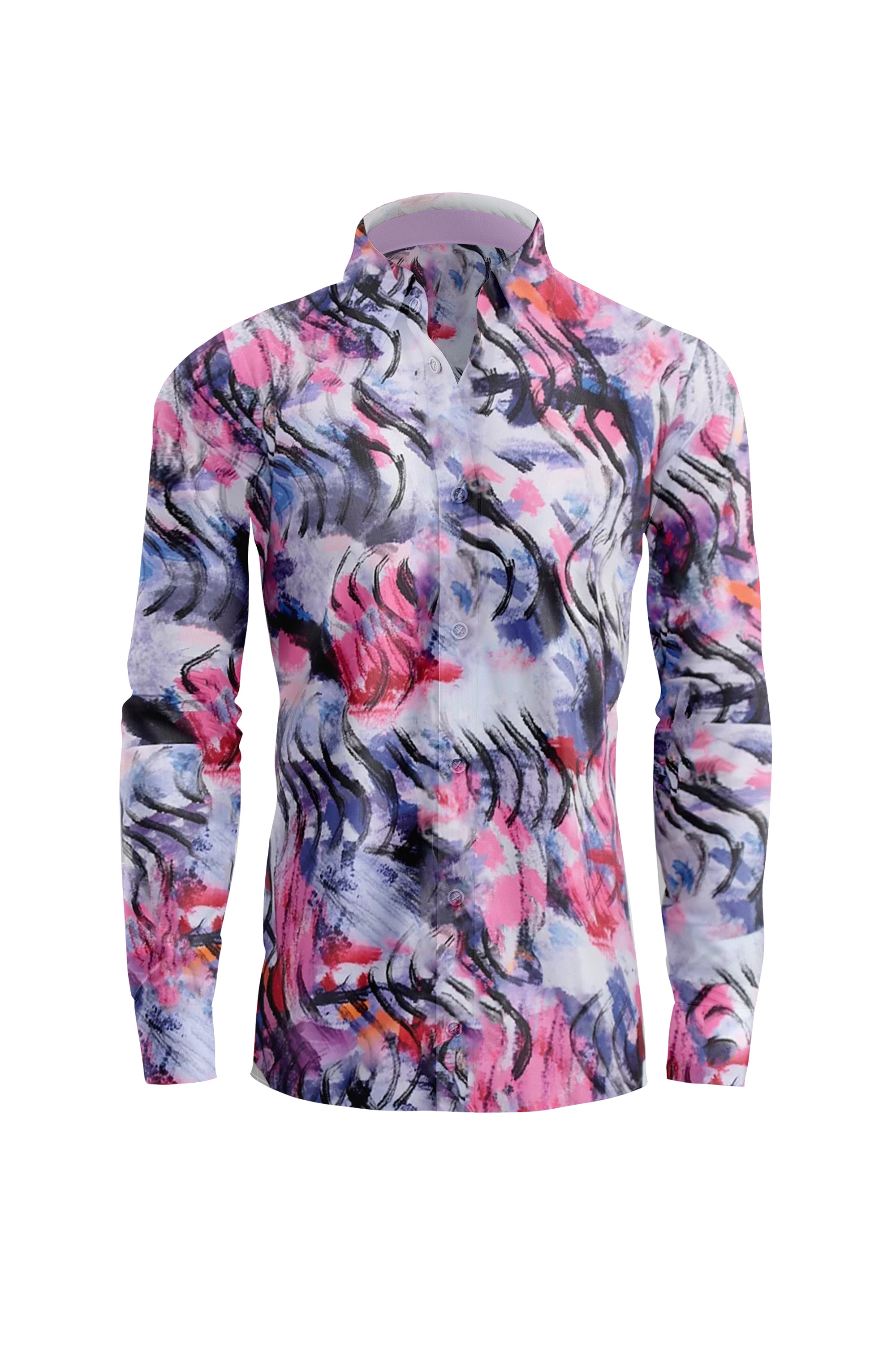 Vercini Monochrome Majesty Embroidered Shirt