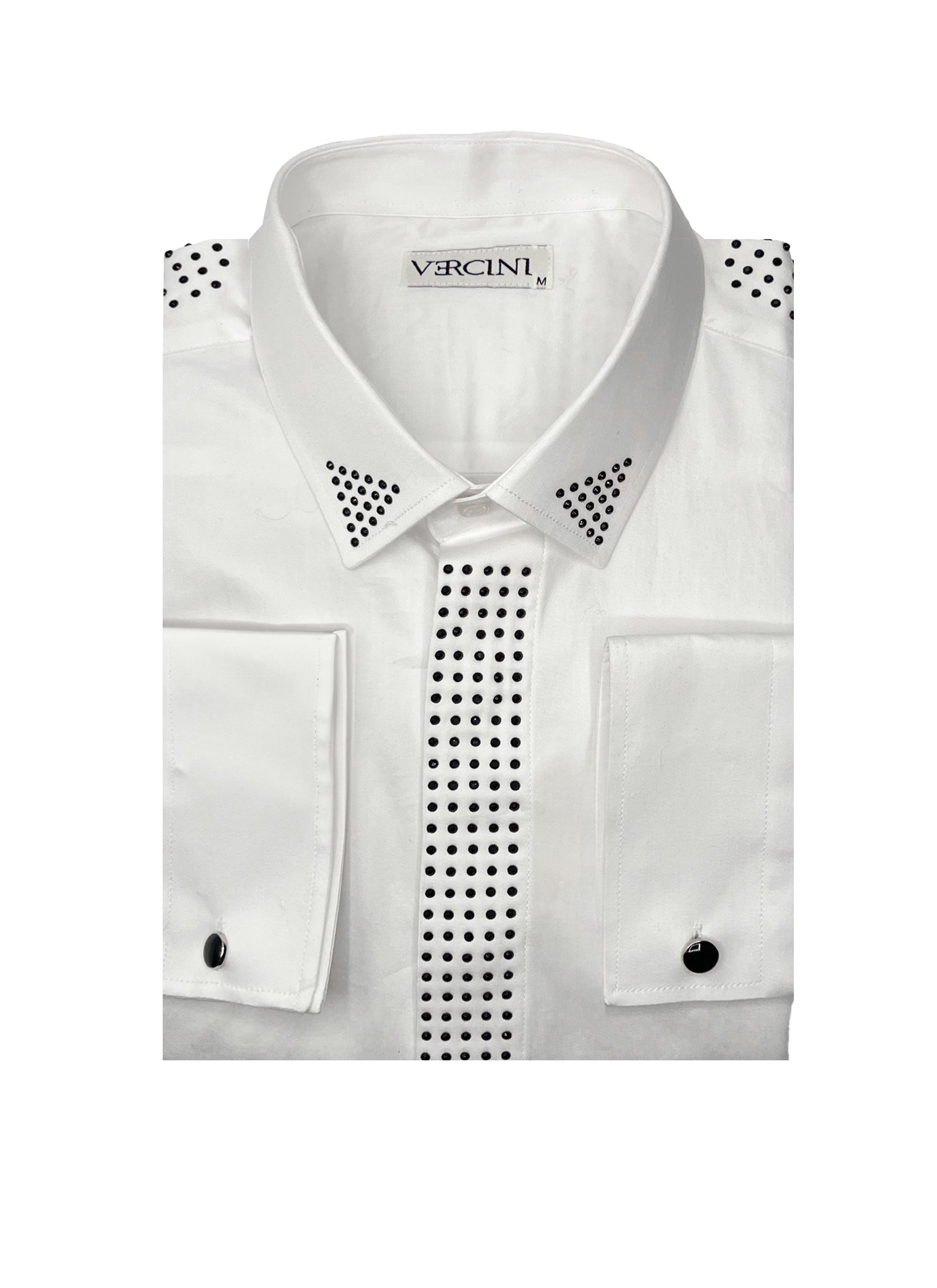 Golden Aura Elegance Men's Dress Shirt