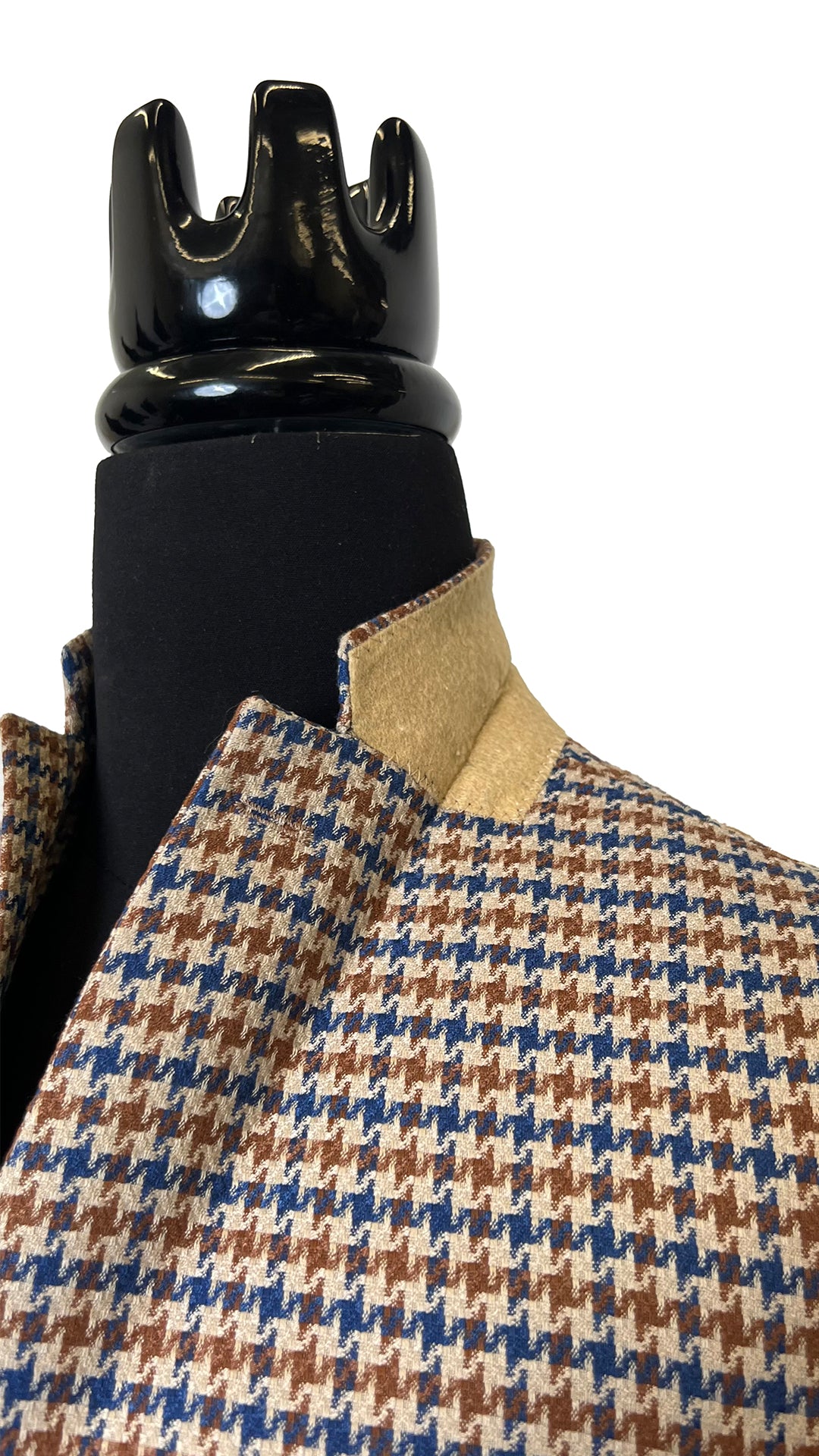 Multi-Color Houndstooth Tweed Sport Coat