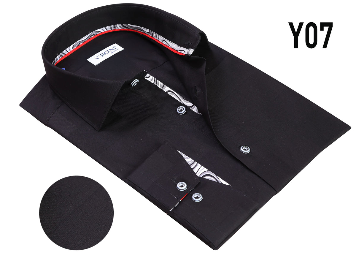 Vercini Y07 Midnight Black Signature Shirt