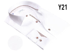 Vercini Y21 Classic White Textured Shirt