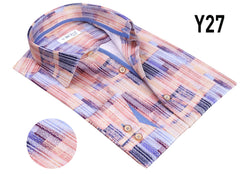 Vercini Y27 Sunset Mosaic Print Shirt