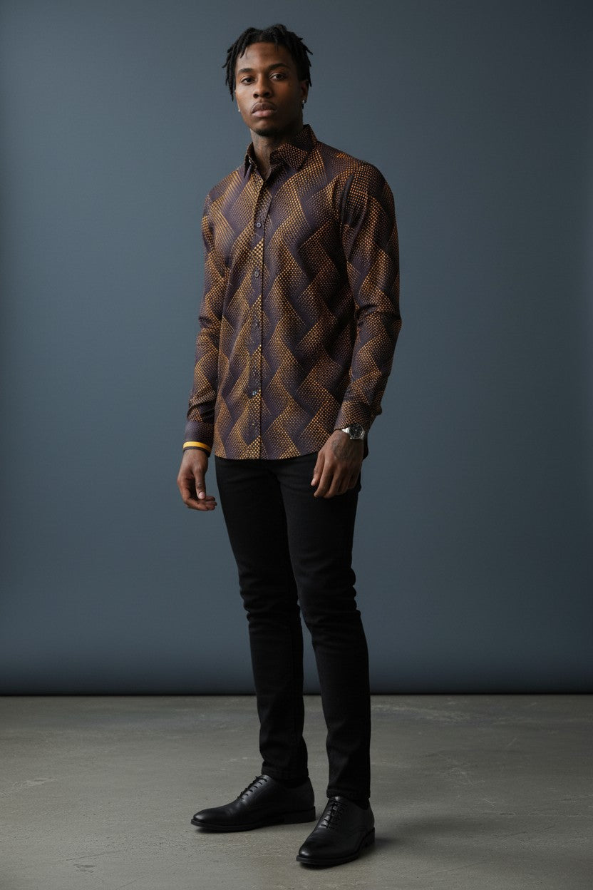 Vercini Amber Matrix Casual Shirt