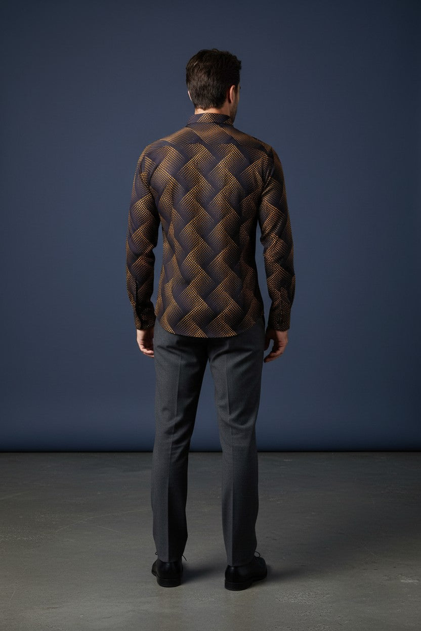Vercini Amber Matrix Casual Shirt