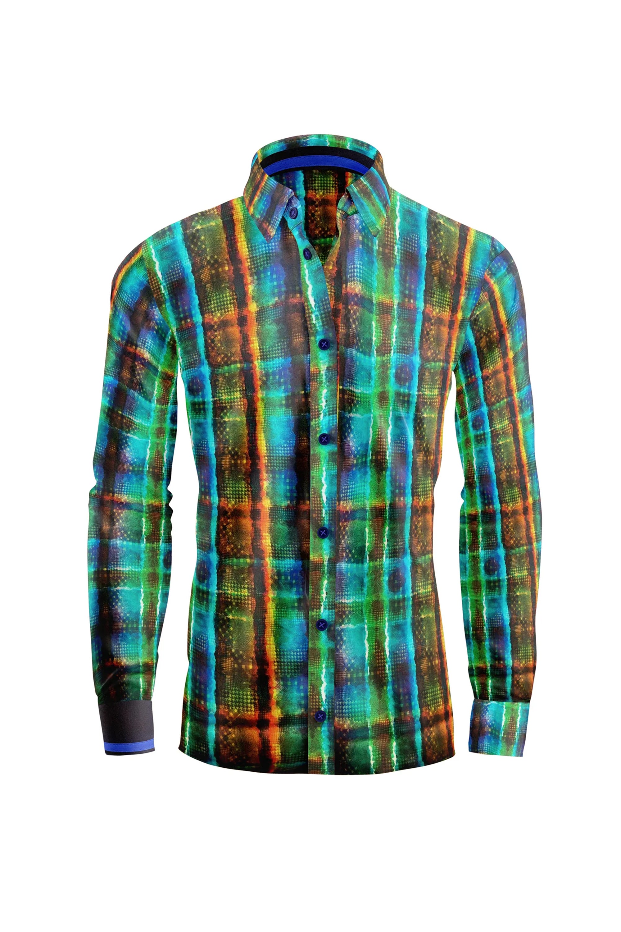 GREEN SHIRT CASUAL SHIRT On Sale 30% Off Vercini