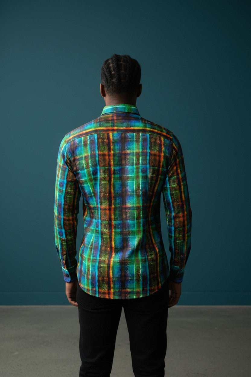 Vercini Abstract Artisan Cotton Shirt