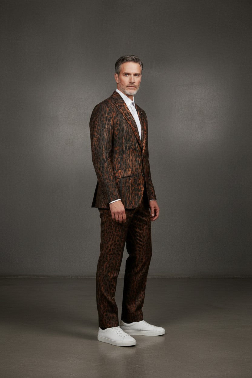LEOPARD PRINT SUIT