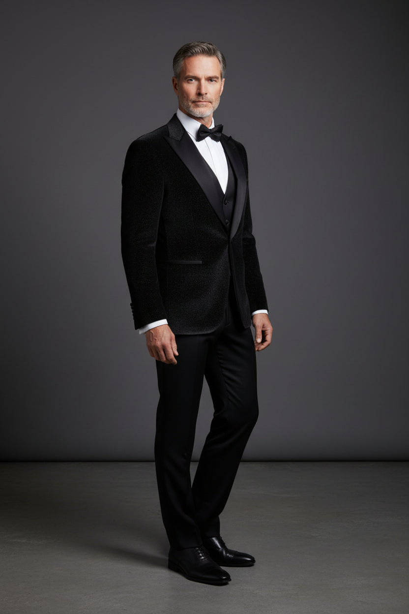 Velvet Shimmer Tuxedo - Premium Formal Suit
