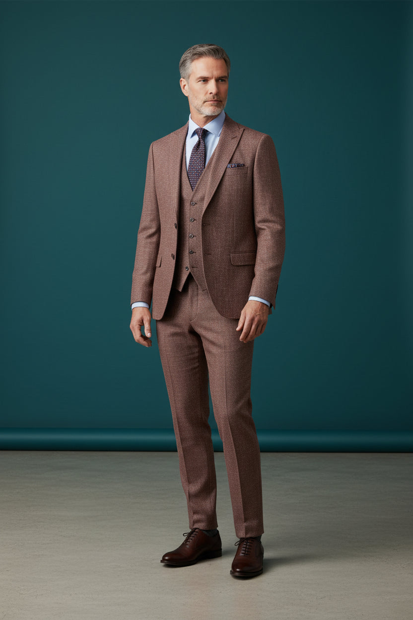 Virant High-Quality 3-Piece Textured Suit