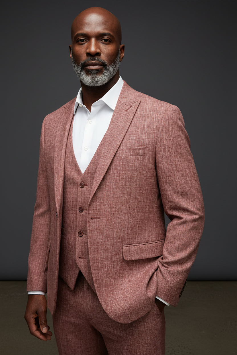 Virant High-Quality 3-Piece Textured Suit