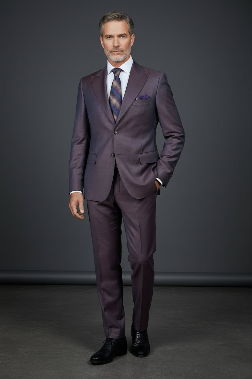 Vercini Boston Premium Wool Two-Piece Suit – Tailored Luxury Formalwear