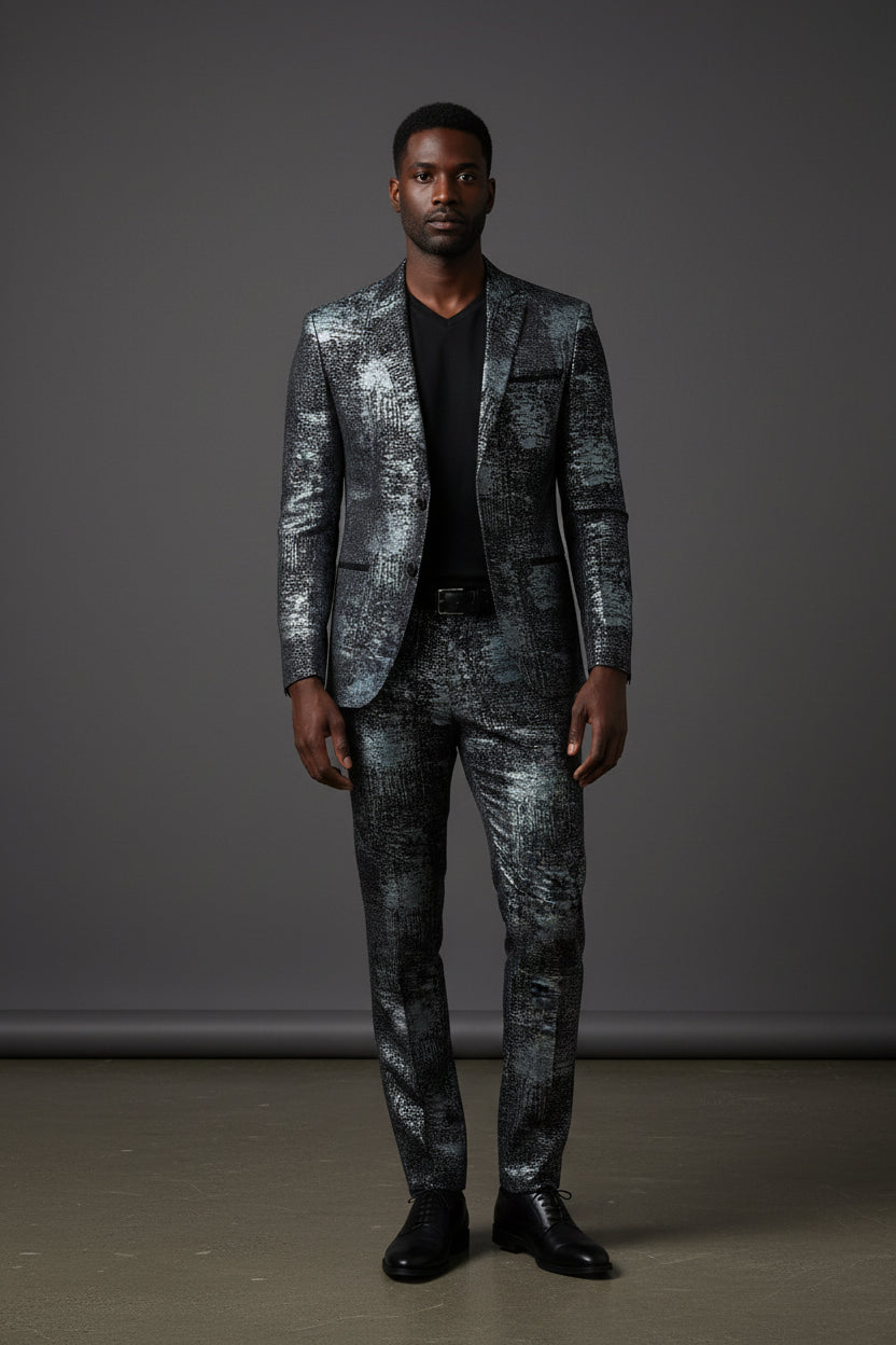 Foiled Detailed Blazer