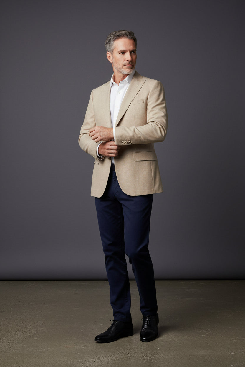 Light Orange  Blazer - Premium Men's Sport Coat