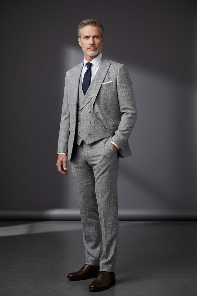 Daniel Rosso Three-Piece Suit | Premium Italian-Inspired Tailoring