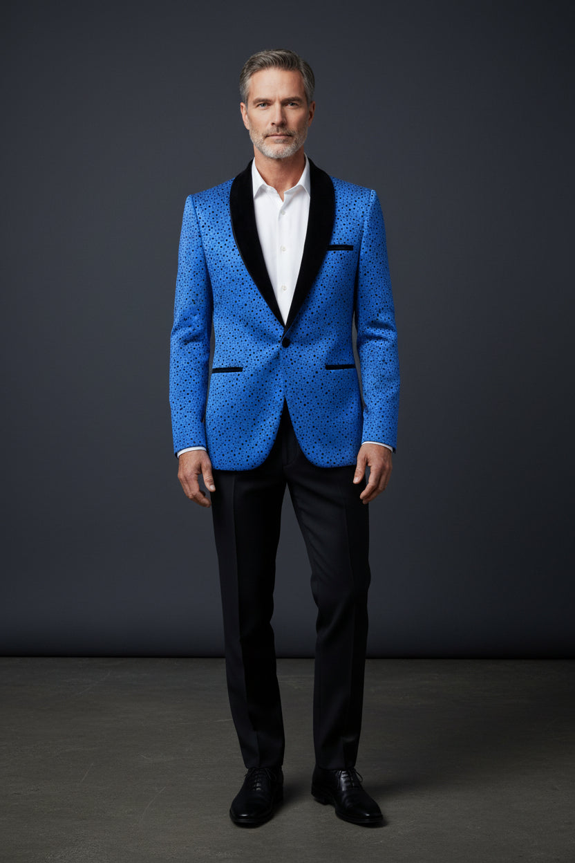 Vercini Polka-Dot Premium Blazer