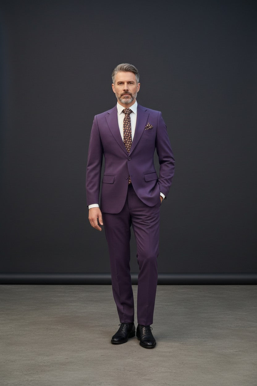 Modern Stretch Two-Piece Suit