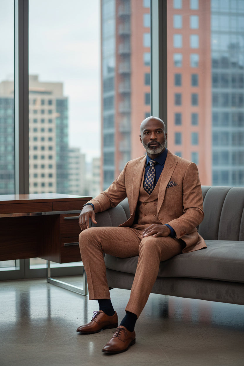 Virant High-Quality 3-Piece Textured Suit