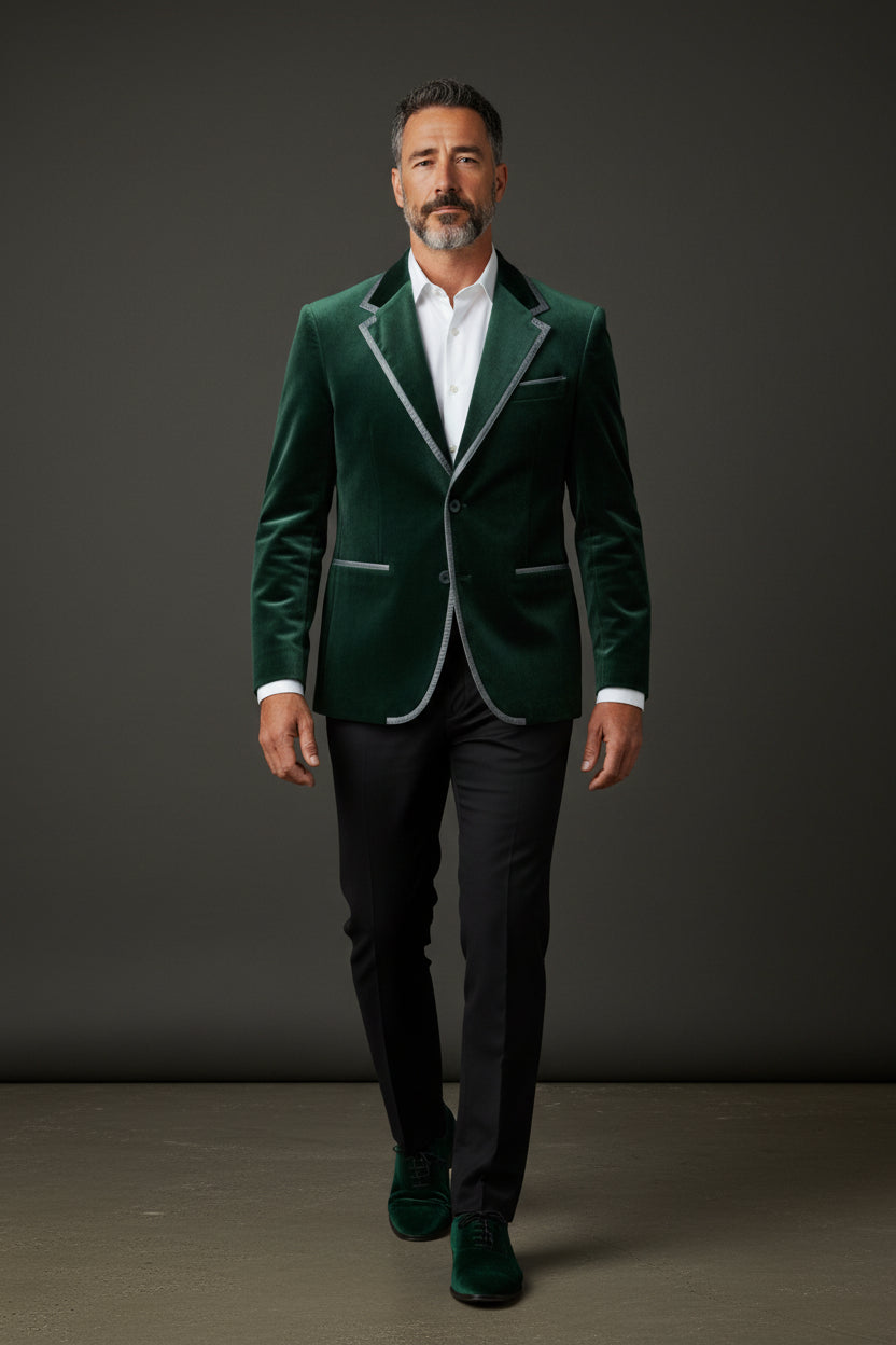 Velvet Blazer Collection: Vercini Men's Luxury Evening & Tuxedo Jackets