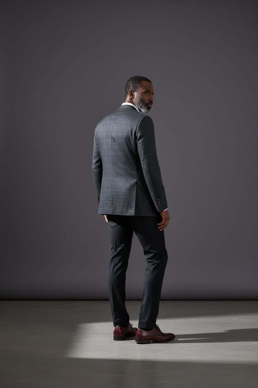The Vercini Azure Windsor Jacket blends modern elegance
