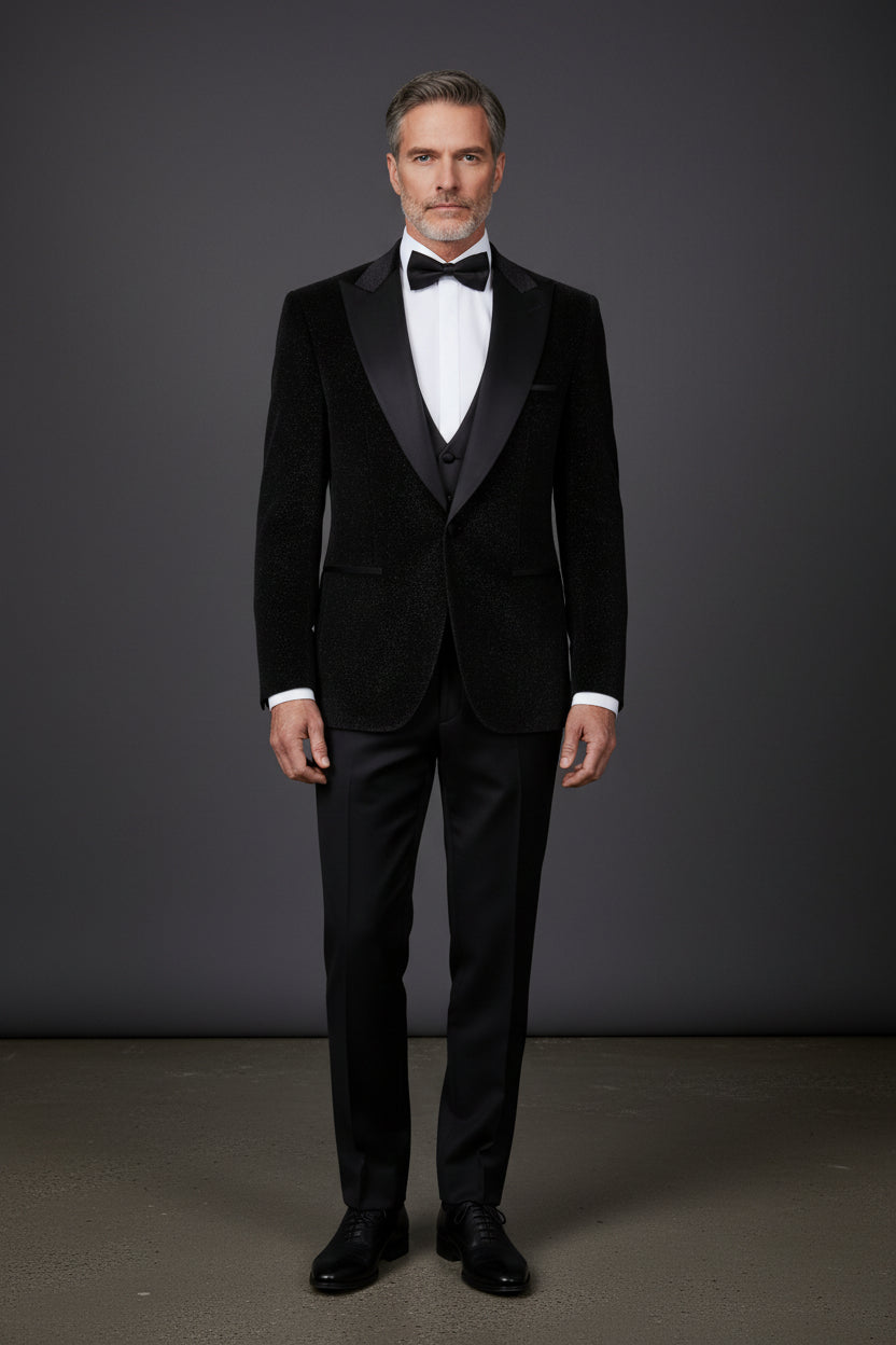 Velvet Shimmer Tuxedo - Premium Formal Suit