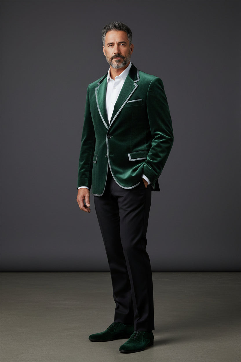 Velvet Blazer Collection: Vercini Men's Luxury Evening & Tuxedo Jackets