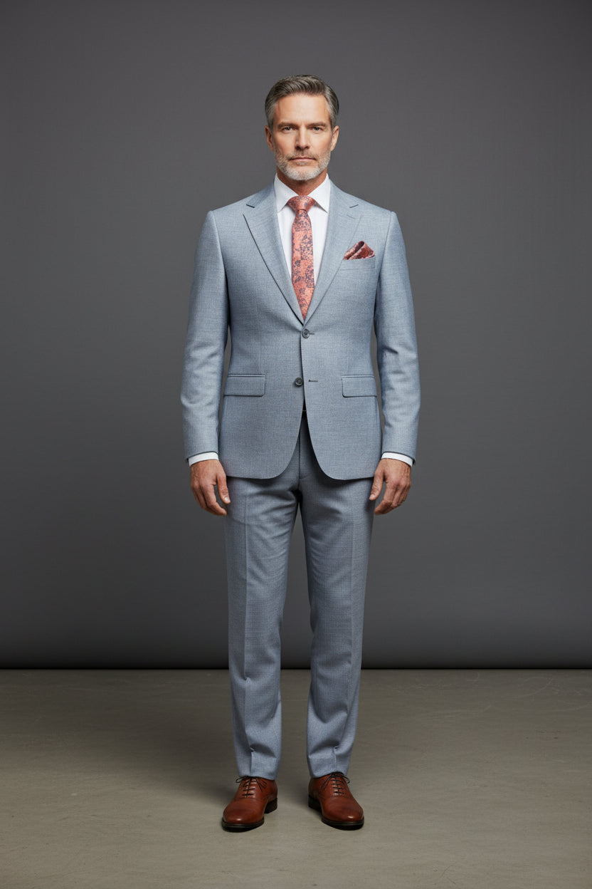 Men’s Classic 2-Piece Suit  8 Color Options for Every Style