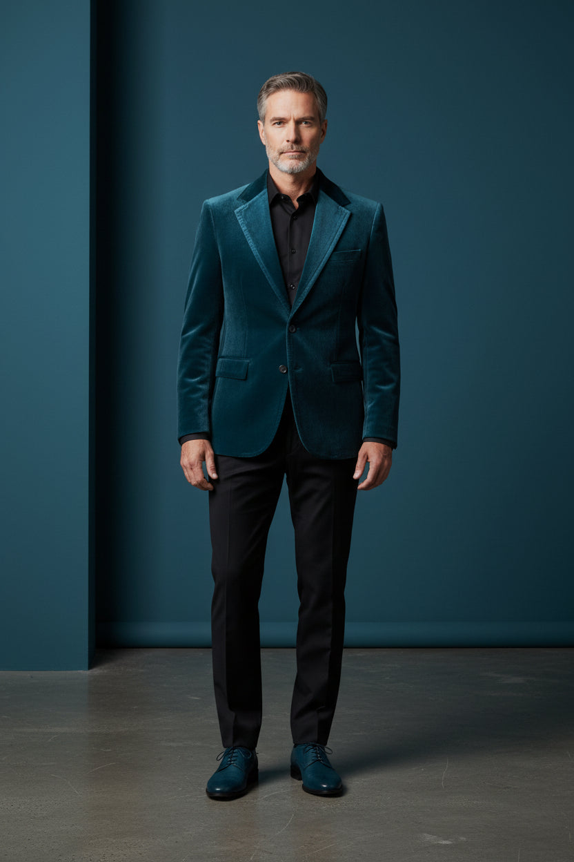 Velvet Blazer Collection: Vercini Men's Luxury Evening & Tuxedo Jackets