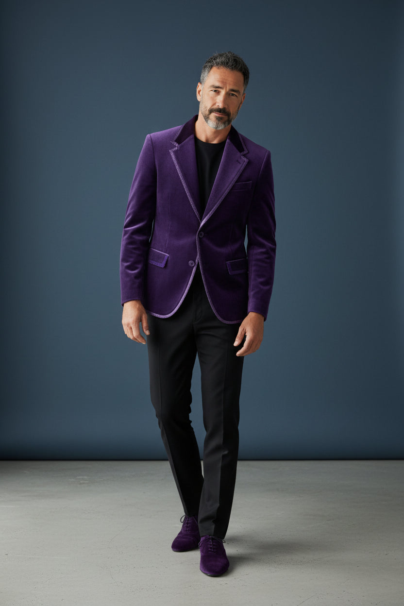 Velvet Blazer Collection: Vercini Men's Luxury Evening & Tuxedo Jackets