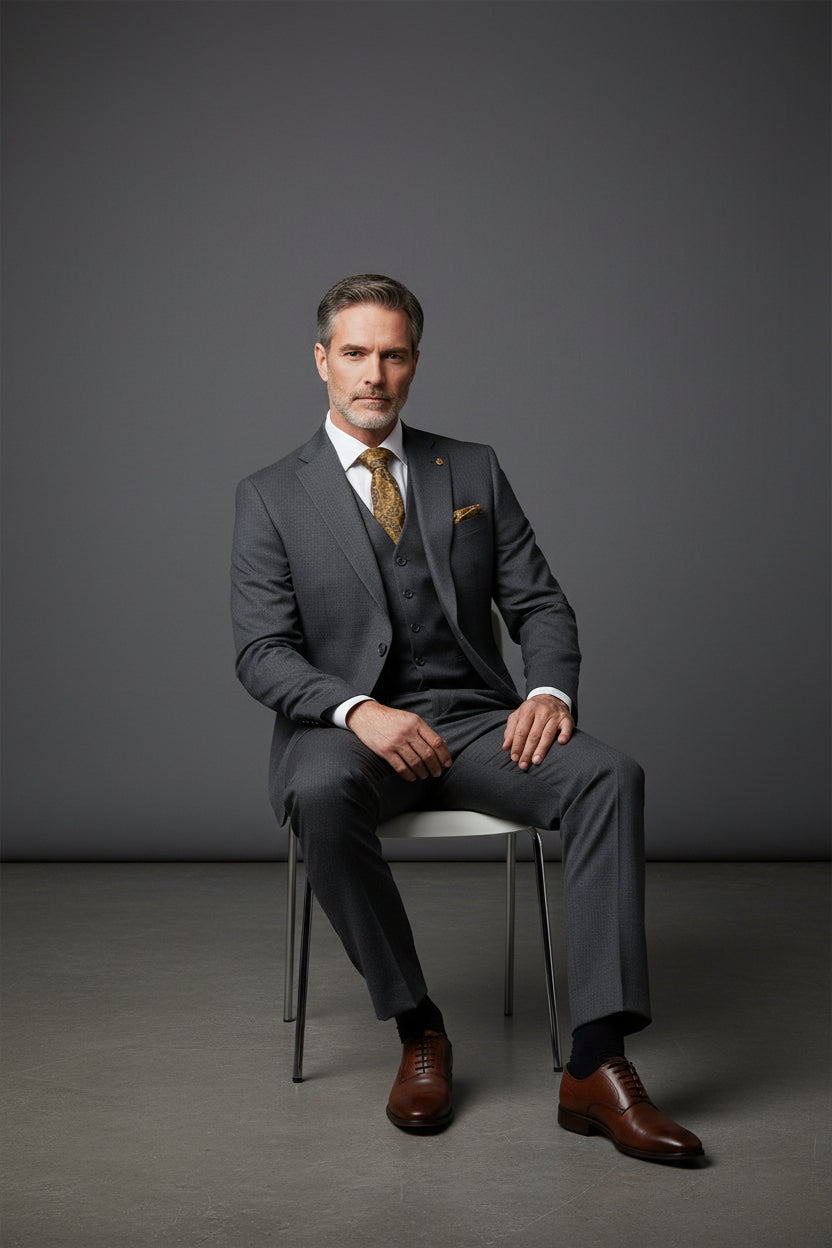 Timeless Three-Piece Suit – Classic Style, Fine Craftsmanship