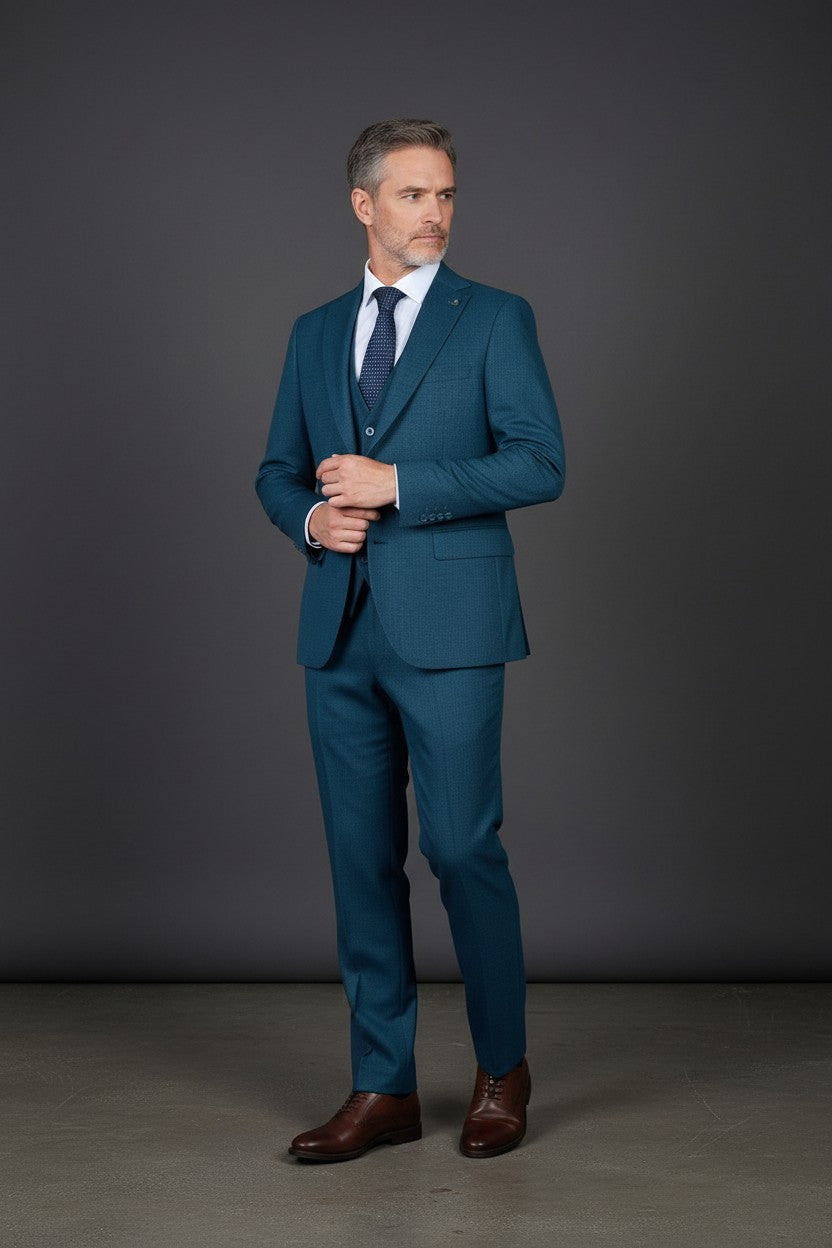 Three-Piece Dot Suit – Premium Tailored Menswear | Vercini