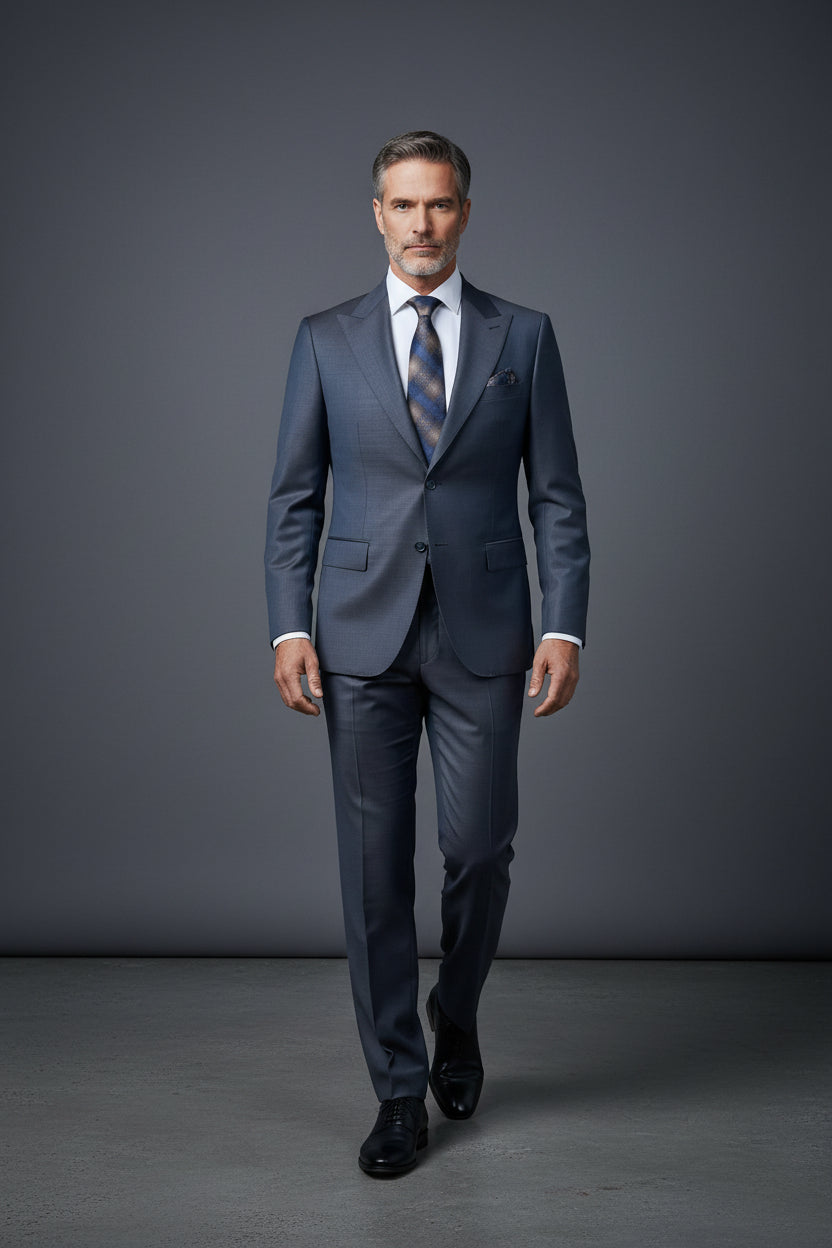 Vercini Boston Premium Wool Two-Piece Suit – Tailored Luxury Formalwear