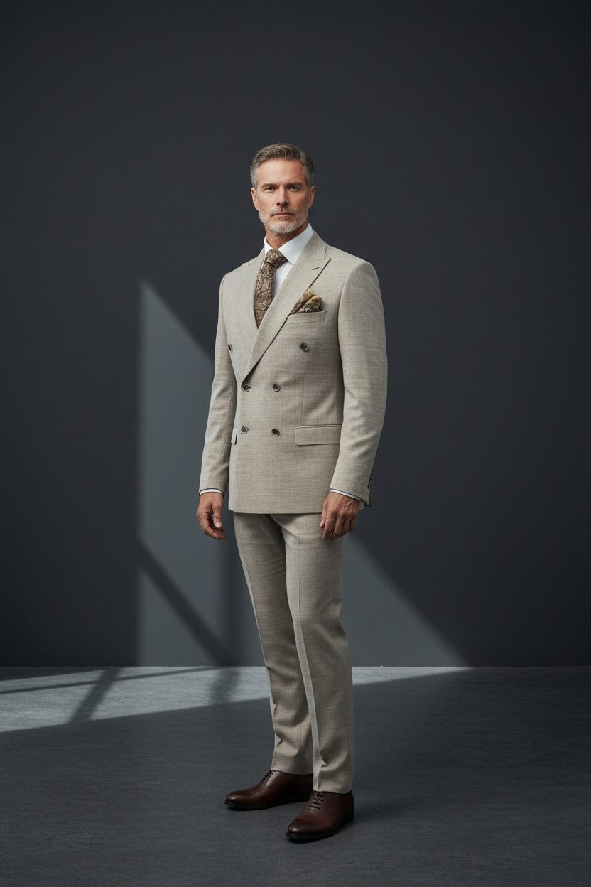 Vercini Metropolitan Double-Breasted Suit