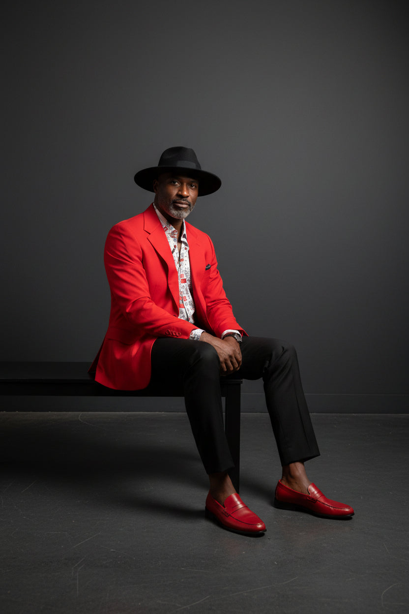 Vercini Men's Executive Style Vivid Blazers Collection