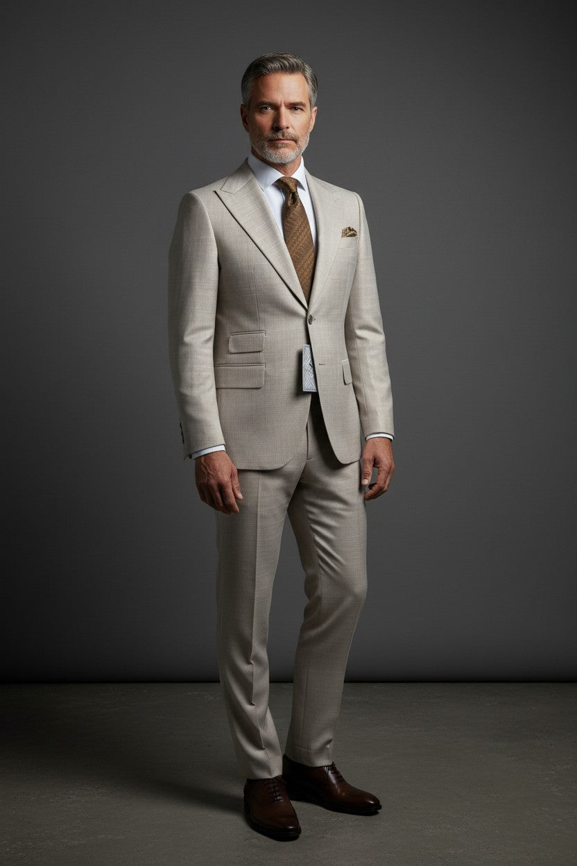 Vercini Filé Prestige Suit – Premium Textured Fabric