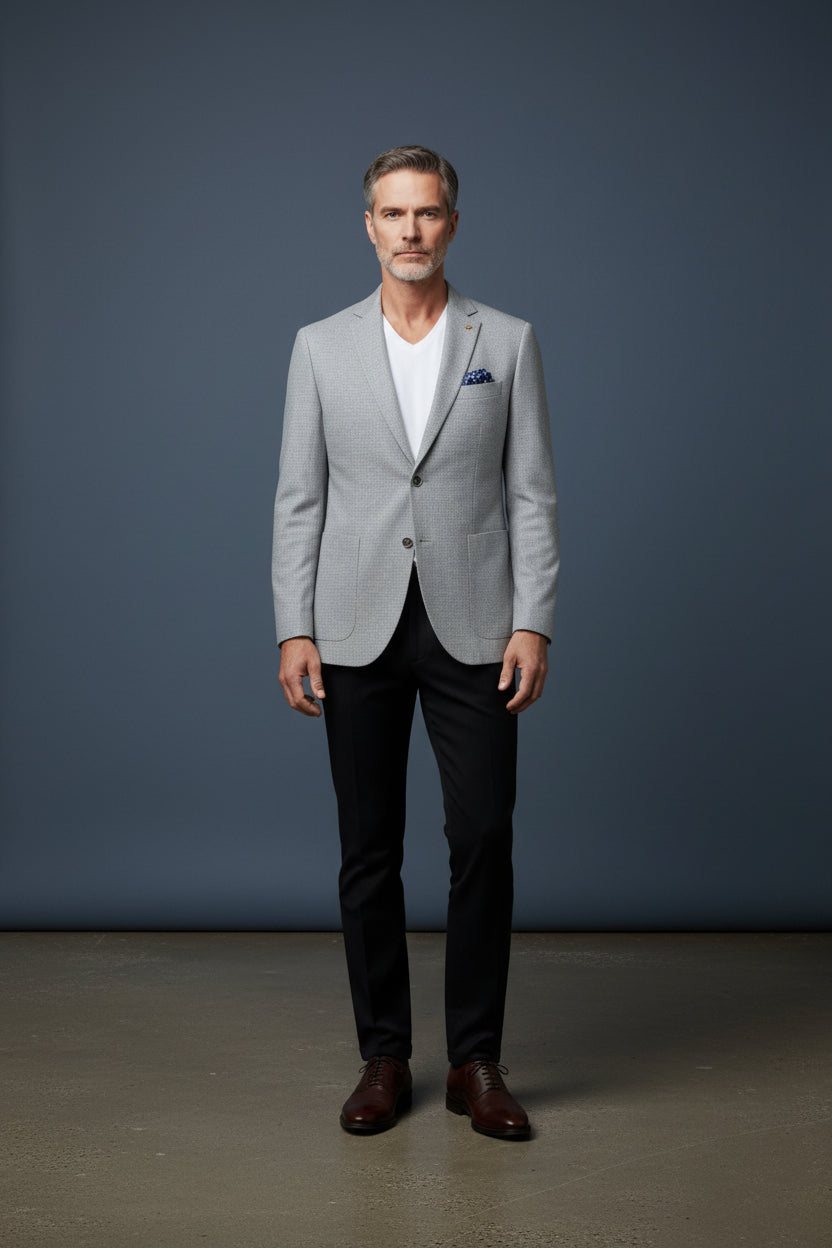 Silver Birch Tweed Blazer - Heritage Charm Collection
