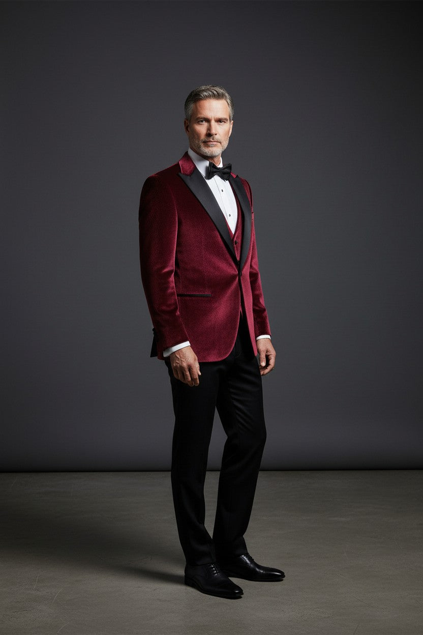 Vercini Signature Velvet 3-Piece Tuxedo