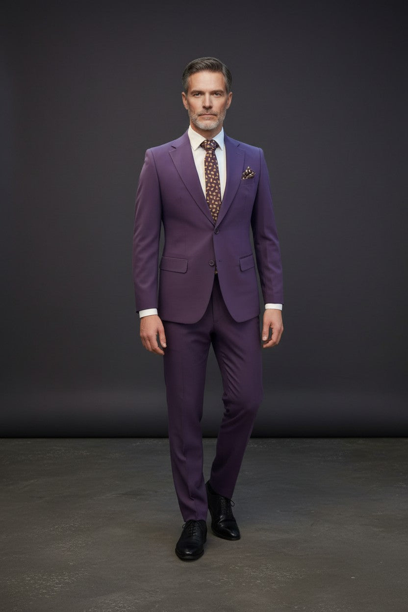 Modern Stretch Two-Piece Suit