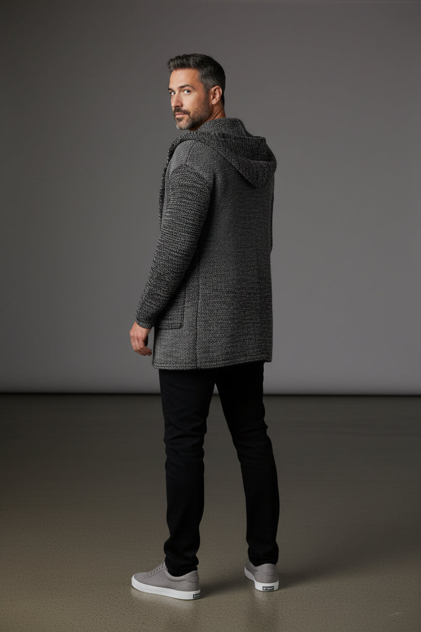 Urban Knit Hooded Cardigan