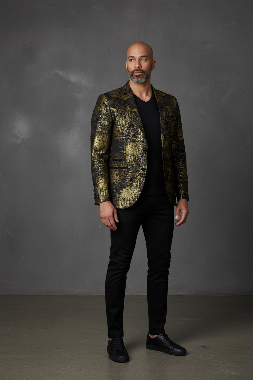 Foiled Detailed Blazer