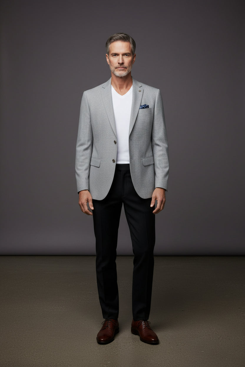 Silver Birch Tweed Blazer - Heritage Charm Collection