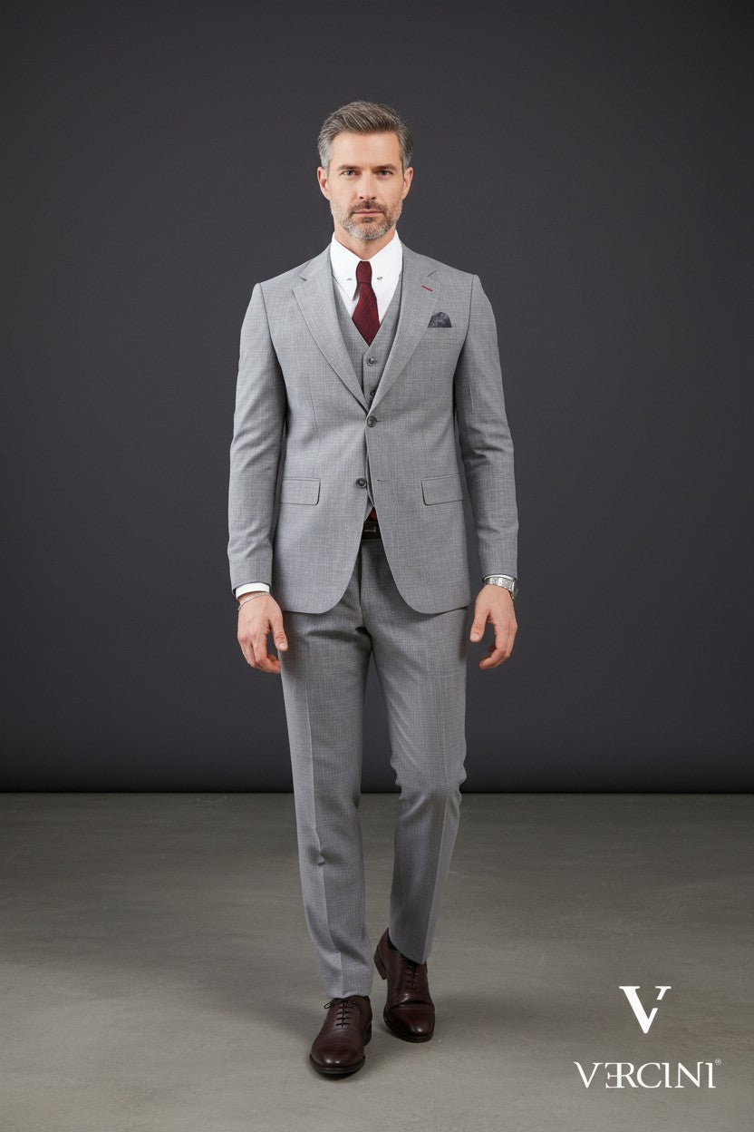 Vercini Metro Elegance 3-Piece Suit